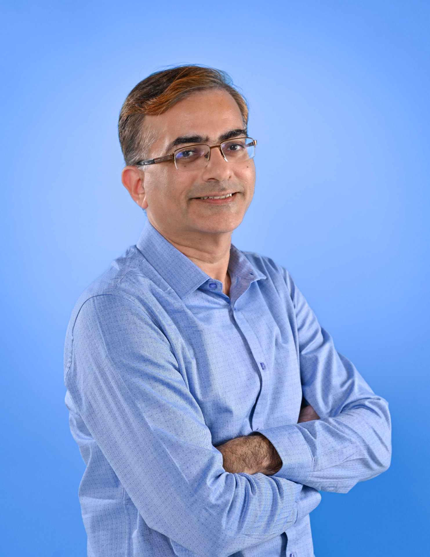 Portrait of Dr. Ankur Narang, AI researcher, executive, founder and educator